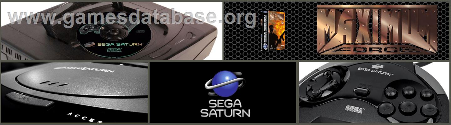 Maximum Force - Sega Saturn - Artwork - Marquee