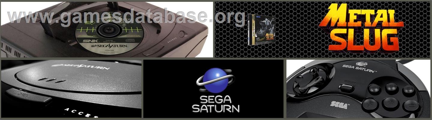 Metal Slug - Super Vehicle-001 - Sega Saturn - Artwork - Marquee