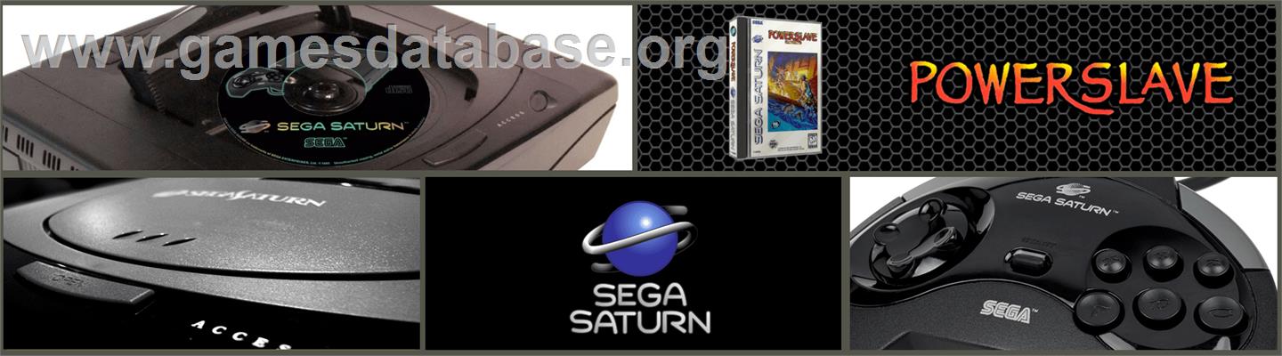 Powerslave - Sega Saturn - Artwork - Marquee