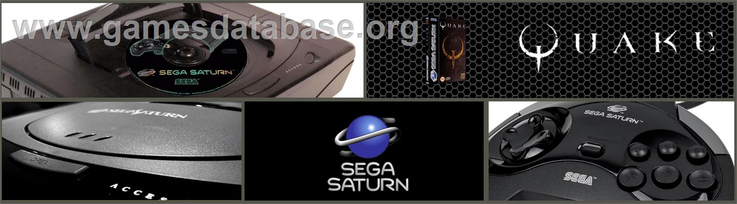 Quake - Sega Saturn - Artwork - Marquee