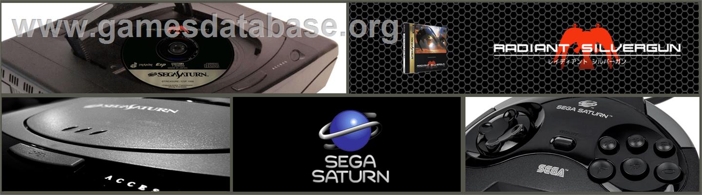 Radiant Silvergun - Sega Saturn - Artwork - Marquee