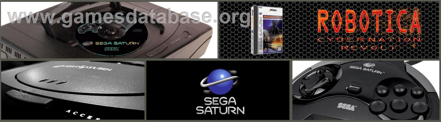 Robotica: Cybernation Revolt - Sega Saturn - Artwork - Marquee