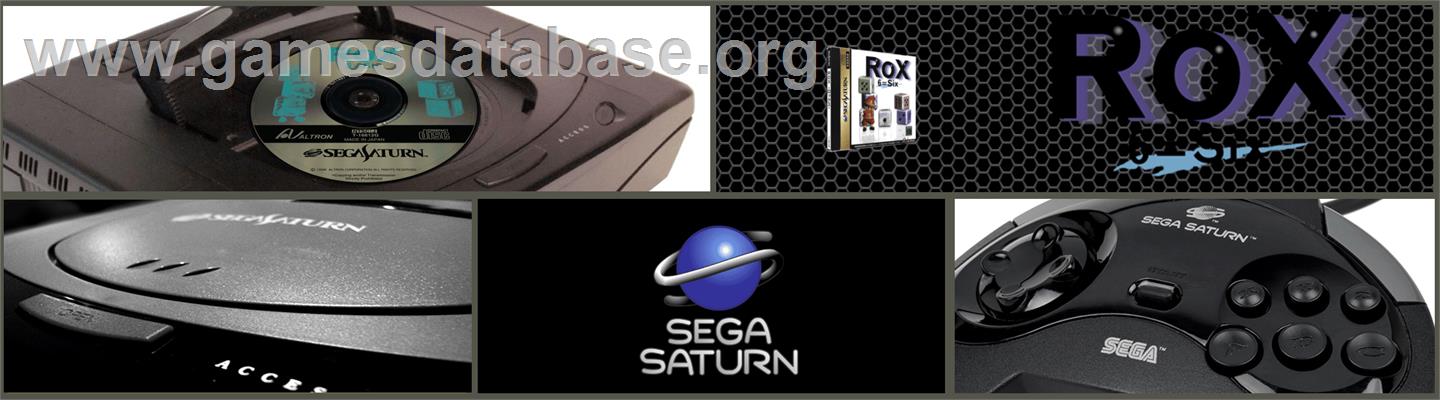 Rox 6=Six - Sega Saturn - Artwork - Marquee