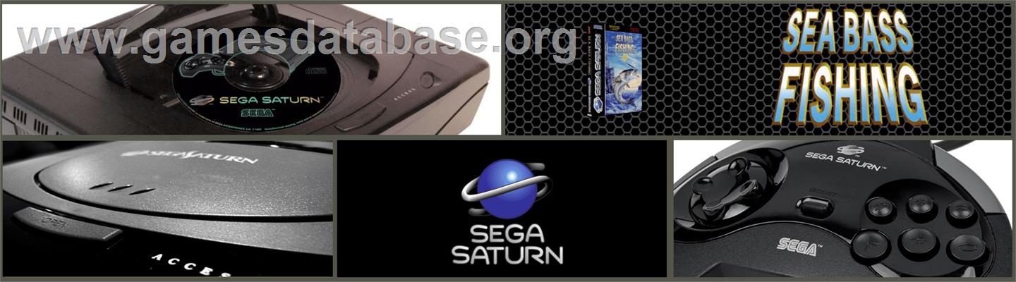Sea Bass Fishing - Sega Saturn - Artwork - Marquee