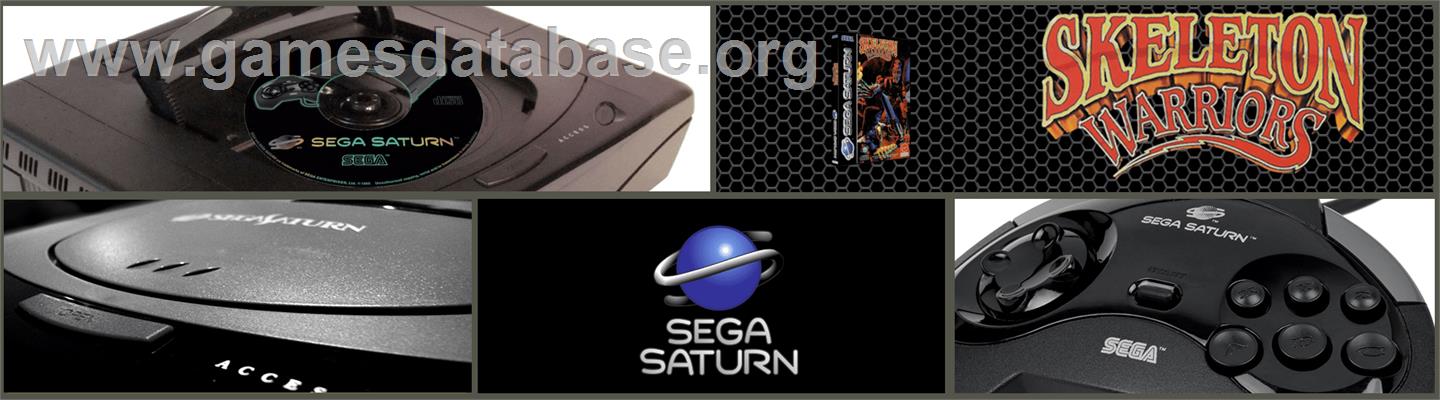 Skeleton Warriors - Sega Saturn - Artwork - Marquee