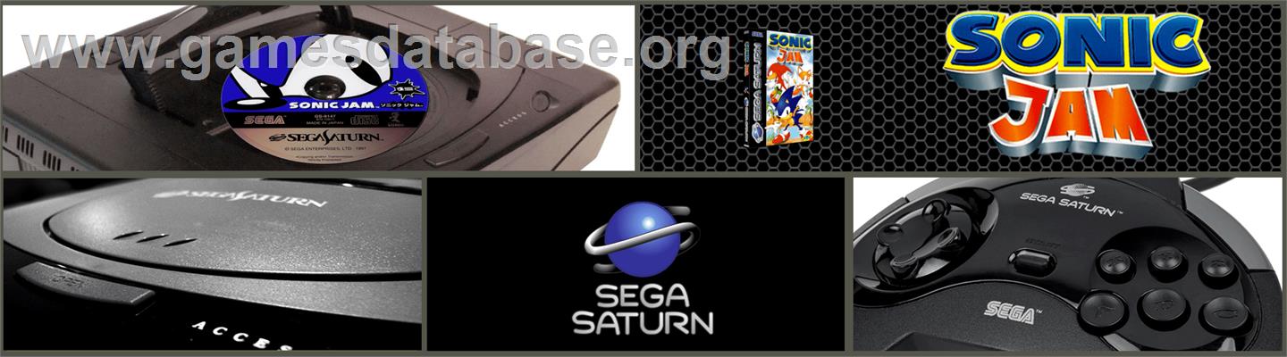 Sonic Jam - Sega Saturn - Artwork - Marquee