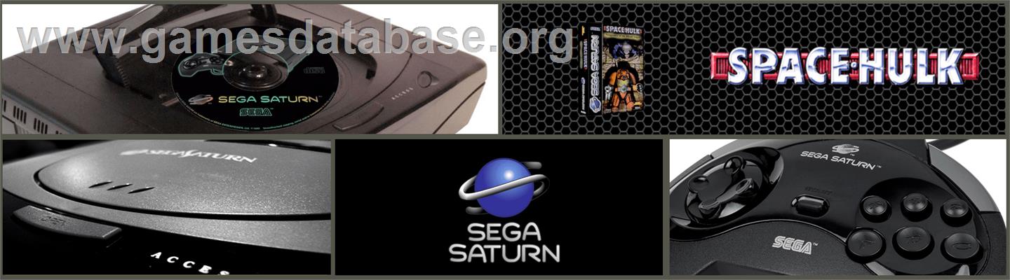 Space Hulk: Vengeance of the Blood Angels - Sega Saturn - Artwork - Marquee