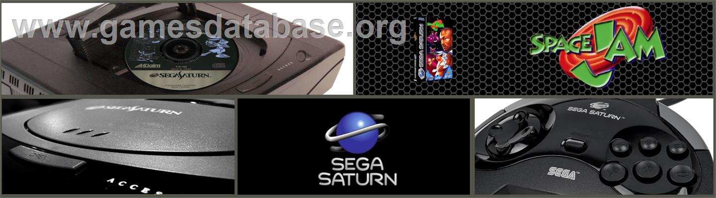 Space Jam - Sega Saturn - Artwork - Marquee