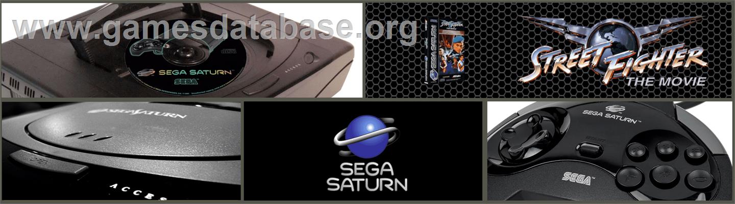 Street Fighter: The Movie - Sega Saturn - Artwork - Marquee