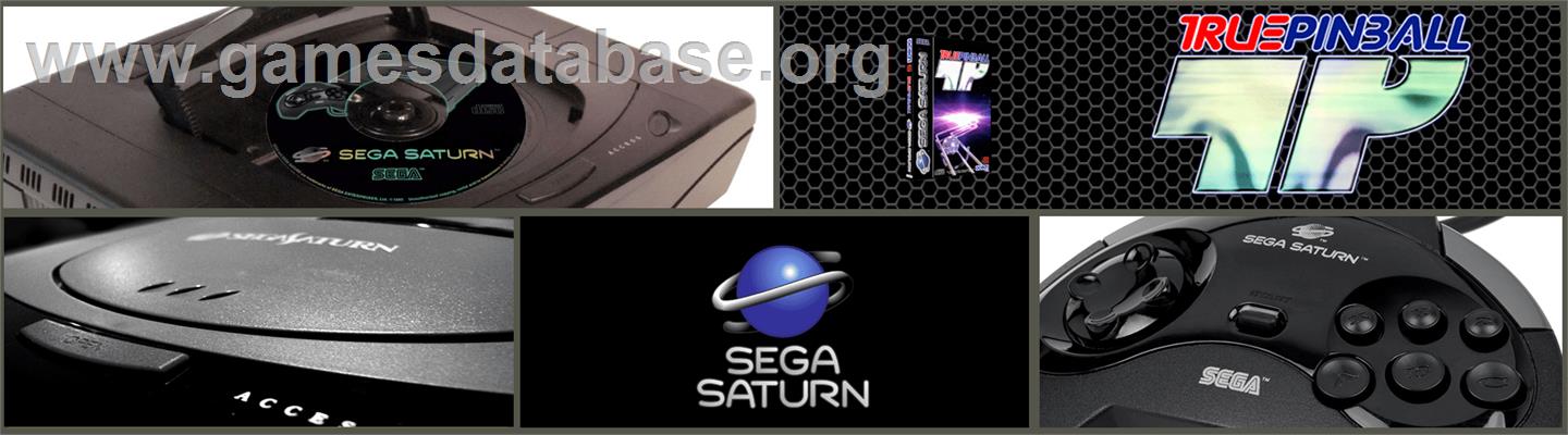 True Pinball - Sega Saturn - Artwork - Marquee