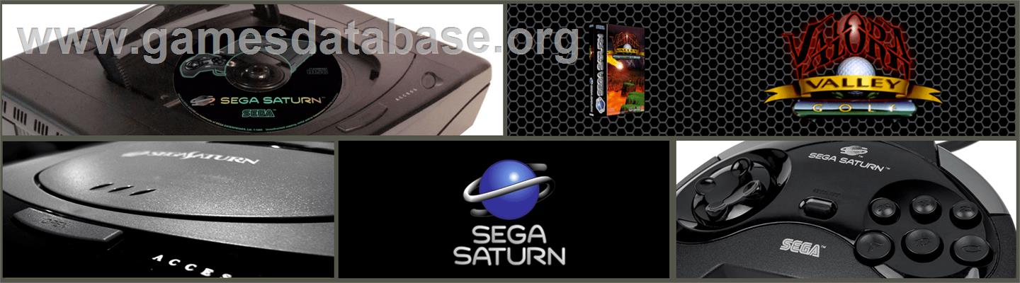 Valora Valley Golf - Sega Saturn - Artwork - Marquee