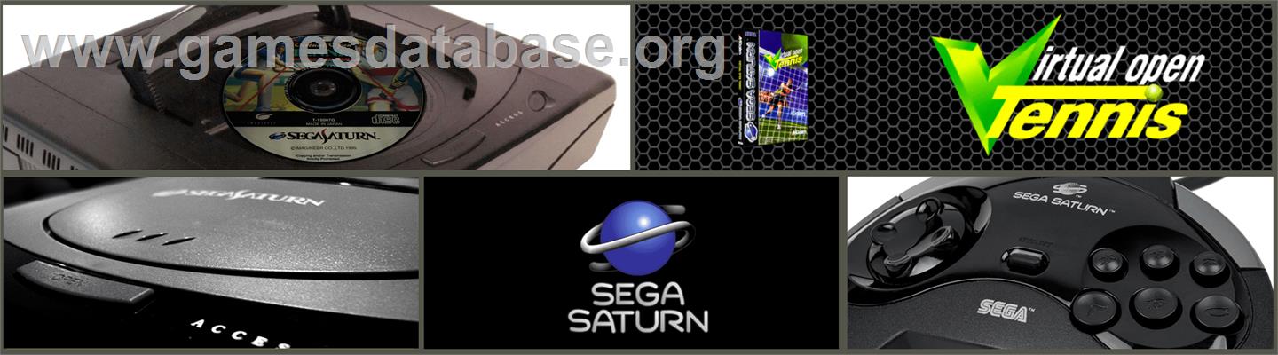 Virtual Open Tennis - Sega Saturn - Artwork - Marquee