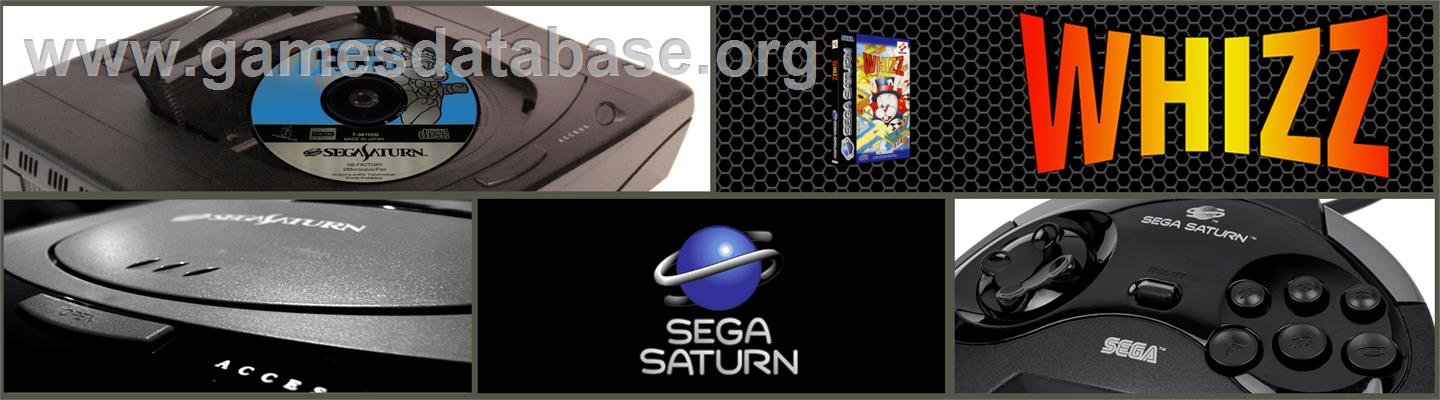 Whizz - Sega Saturn - Artwork - Marquee