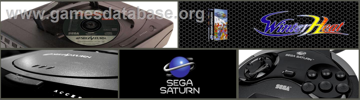 Winter Heat - Sega Saturn - Artwork - Marquee