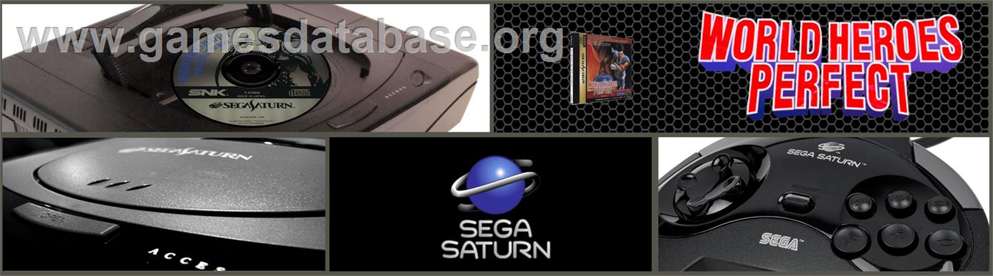 World Heroes Perfect - Sega Saturn - Artwork - Marquee