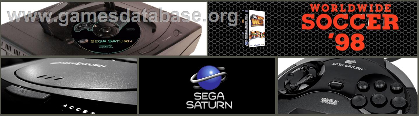 World League Soccer '98 - Sega Saturn - Artwork - Marquee