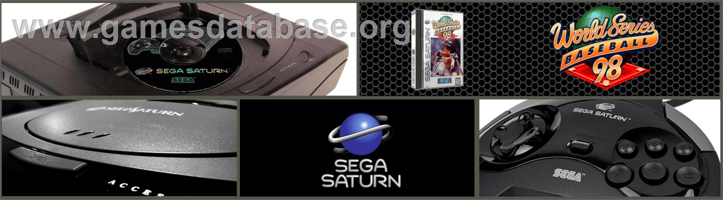 World Series Baseball '98 - Sega Saturn - Artwork - Marquee