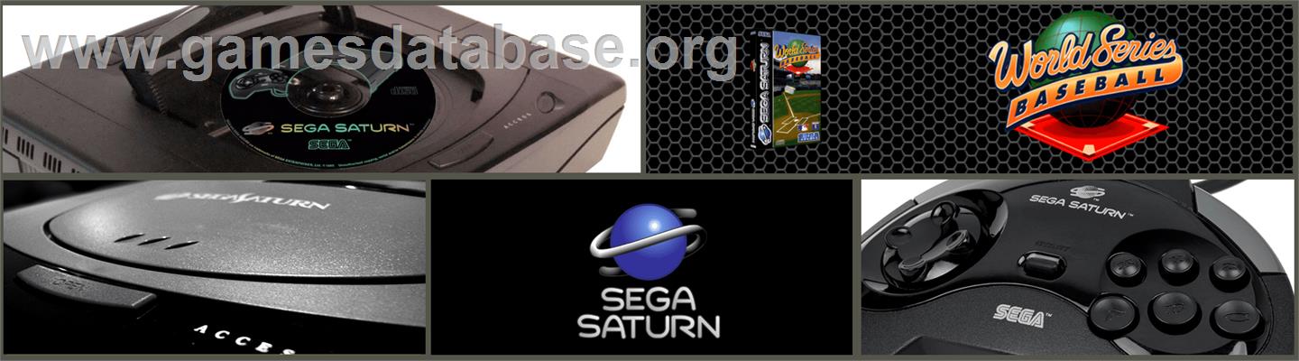World Series Baseball - Sega Saturn - Artwork - Marquee