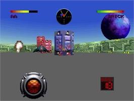 In game image of BattleSport on the Sega Saturn.