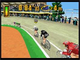 In game image of Big Thanks Super Keirin - Dream with Keirin 50 Years on the Sega Saturn.