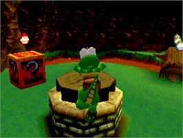 In game image of Croc! Pau-Pau Island on the Sega Saturn.