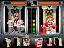 In game image of Cube Battler - Debugger Shou-hen on the Sega Saturn.
