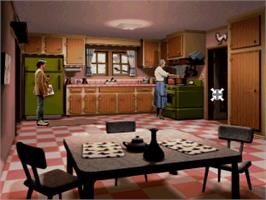 In game image of Dark Seed 2 on the Sega Saturn.