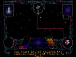 In game image of Darklight Conflict on the Sega Saturn.