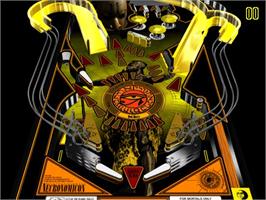 In game image of Digital Pinball - Necronomicon on the Sega Saturn.