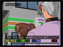 In game image of EMIT Vol. 1 - Toki no Maigo on the Sega Saturn.