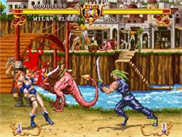 In game image of Golden Axe - The Duel on the Sega Saturn.