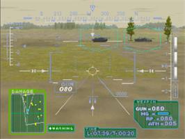 In game image of Gungriffon: The Eurasian Conflict on the Sega Saturn.