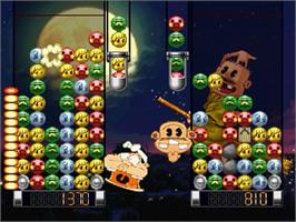 In game image of Heisei Tensai Bakabon Susume! Bakabons on the Sega Saturn.