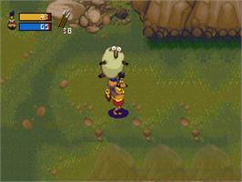 In game image of Herc's Adventures on the Sega Saturn.