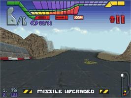 In game image of Hi-Octane on the Sega Saturn.