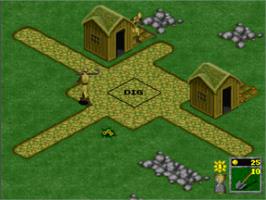In game image of Horde on the Sega Saturn.
