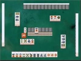 In game image of Mahjong Taikai 2 Special on the Sega Saturn.