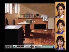 In game image of Minakata Hakudou Toujou on the Sega Saturn.