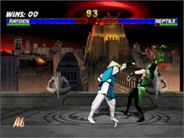 In game image of Mortal Kombat Trilogy on the Sega Saturn.