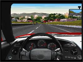 In game image of Road and Track Presents - The Need for Speed on the Sega Saturn.