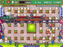 In game image of Saturn Bomberman on the Sega Saturn.