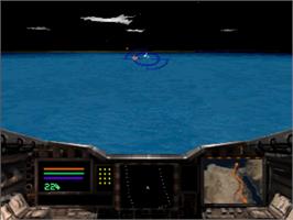 In game image of Shockwave Assault on the Sega Saturn.