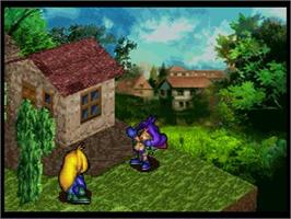 In game image of Slayers Royale 2 on the Sega Saturn.