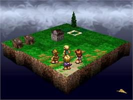 In game image of Solo Crisis on the Sega Saturn.