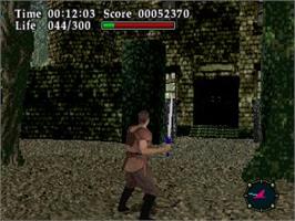 In game image of Virtual Hydlide on the Sega Saturn.