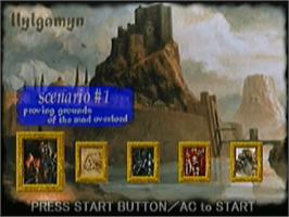 In game image of Wizardry: Llylgamyn Saga on the Sega Saturn.