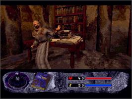 In game image of Wizardry Nemesis - The Wizardry Adventure on the Sega Saturn.