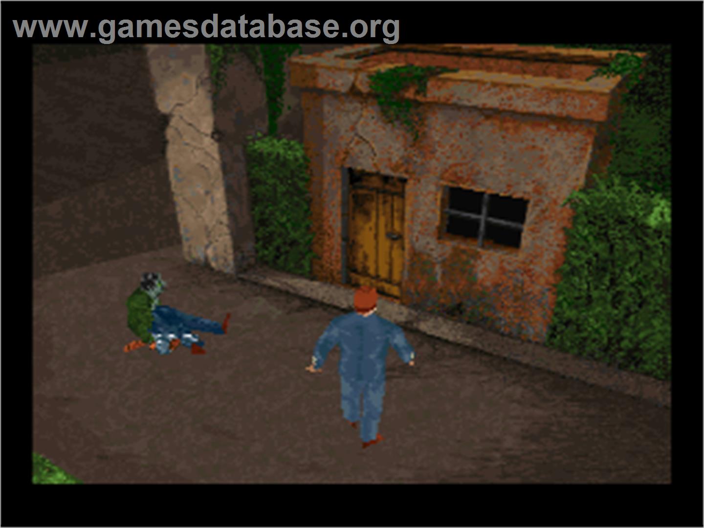 Alone in the Dark: Jack is Back - Sega Saturn - Artwork - In Game