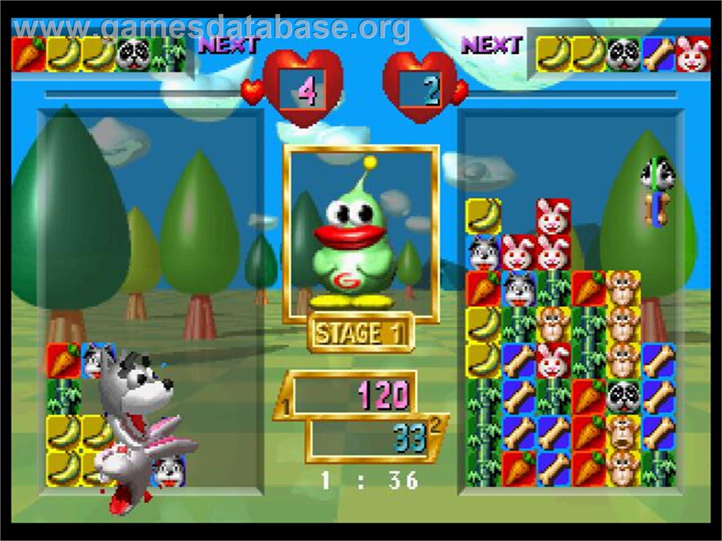 Baku Baku Animal - Sega Saturn - Artwork - In Game