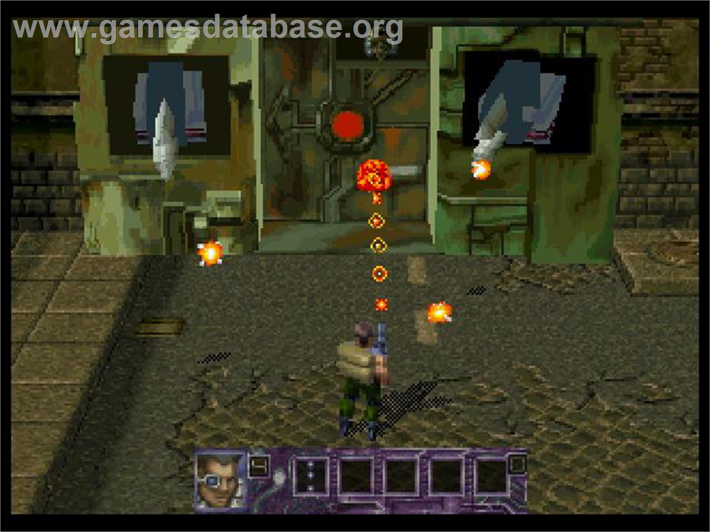 Contra - Legacy of War - Sega Saturn - Artwork - In Game